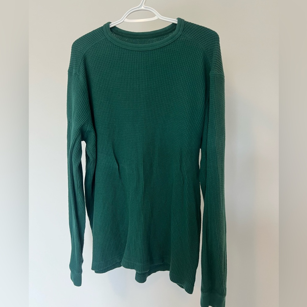 Men’s Long Sleeve Waffle Shirt